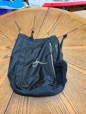 OGIO Wynn Las Vegas Black Drawstring Backpack with Signature Logo